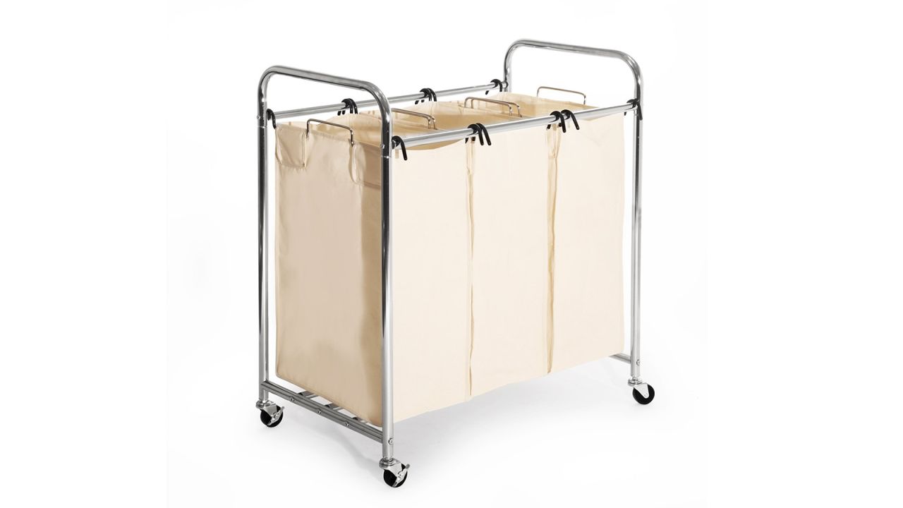 <strong>Seville Classics Mobile 3-Bag Heavy-Duty Laundry Hamper Sorter Cart ($39.98, originally $59.99; </strong><a href="https://amzn.to/2V6F631" target="_blank" target="_blank"><strong>amazon.com</strong></a><strong>)</strong>