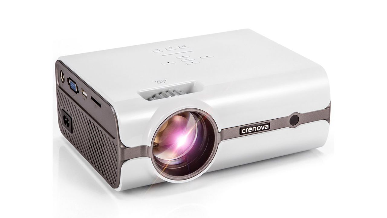 <strong>Crenova XPE496 Portable Projector -- 2200 Lumens ($65.99, originally $99.00; </strong><a href="https://amzn.to/2XaEaN6" target="_blank" target="_blank"><strong>amazon.com</strong></a><strong>)</strong>