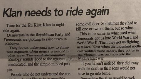 This is the editorial that ran in the Democrat-Reporter newspaper on February 14.