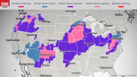 weather winter snow rain warnings 02192019