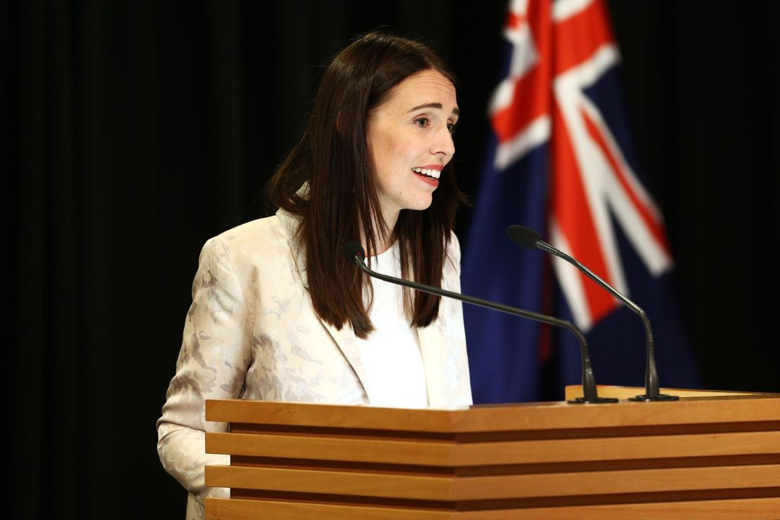 Prime Minister Jacinda Ardern speaks to media during a post cabinet press conference at Parliament on January 29, 2019 in Wellington, New Zealand.