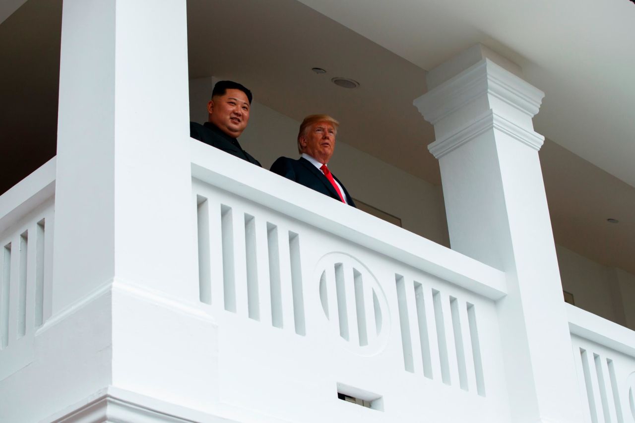 In addition to their public appearances and their lunch together, Trump and Kim <a href="https://www.cnn.com/2018/06/11/asia/singapore-summit-highlights-intl/index.html" target="_blank">shared a 38-minute private meeting</a> with just the two men and translators.