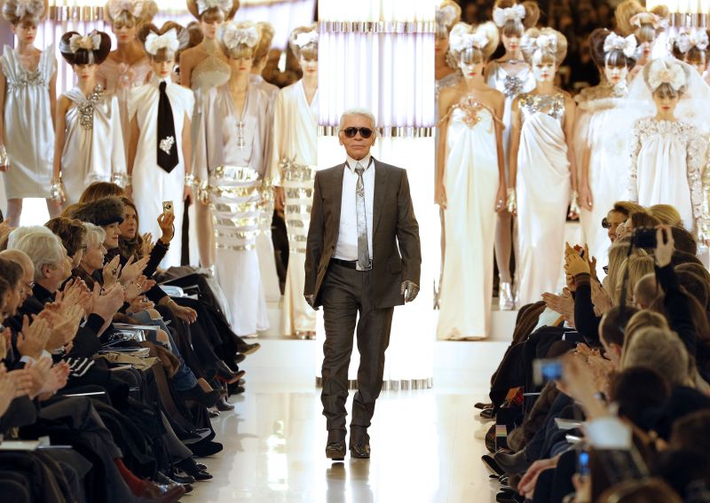 At Paris Fashion Week Designers Remember Karl Lagerfeld  Glamour