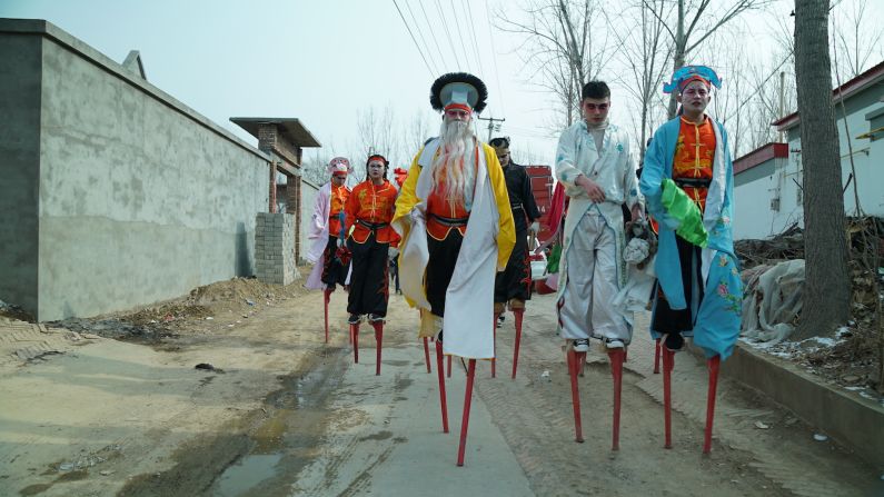 <strong>A centuries-old tradition:</strong> China's stilt walkers are said to bring good luck. For centuries they'd be present at major events including New Year celebrations, important birthdays and funerals.  