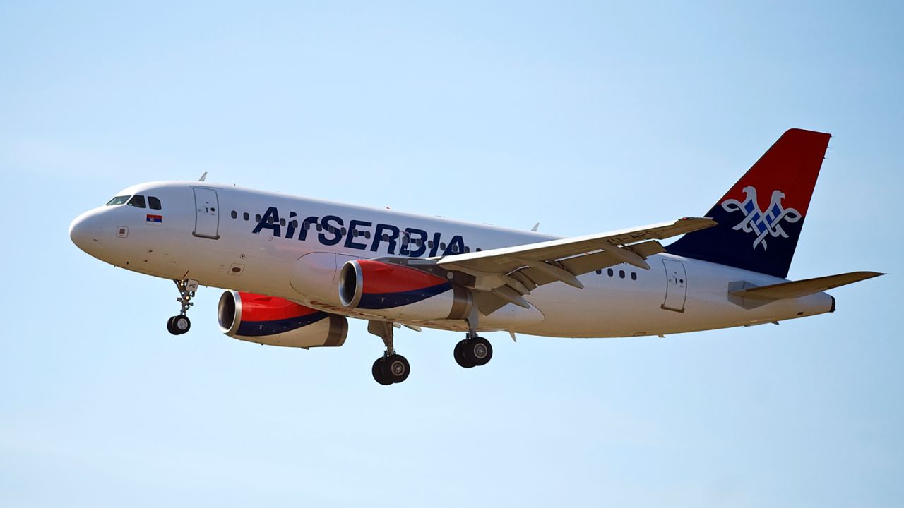 Air Serbia serves more than 40 destinations across Europe, the Mediterranean and Middle East.