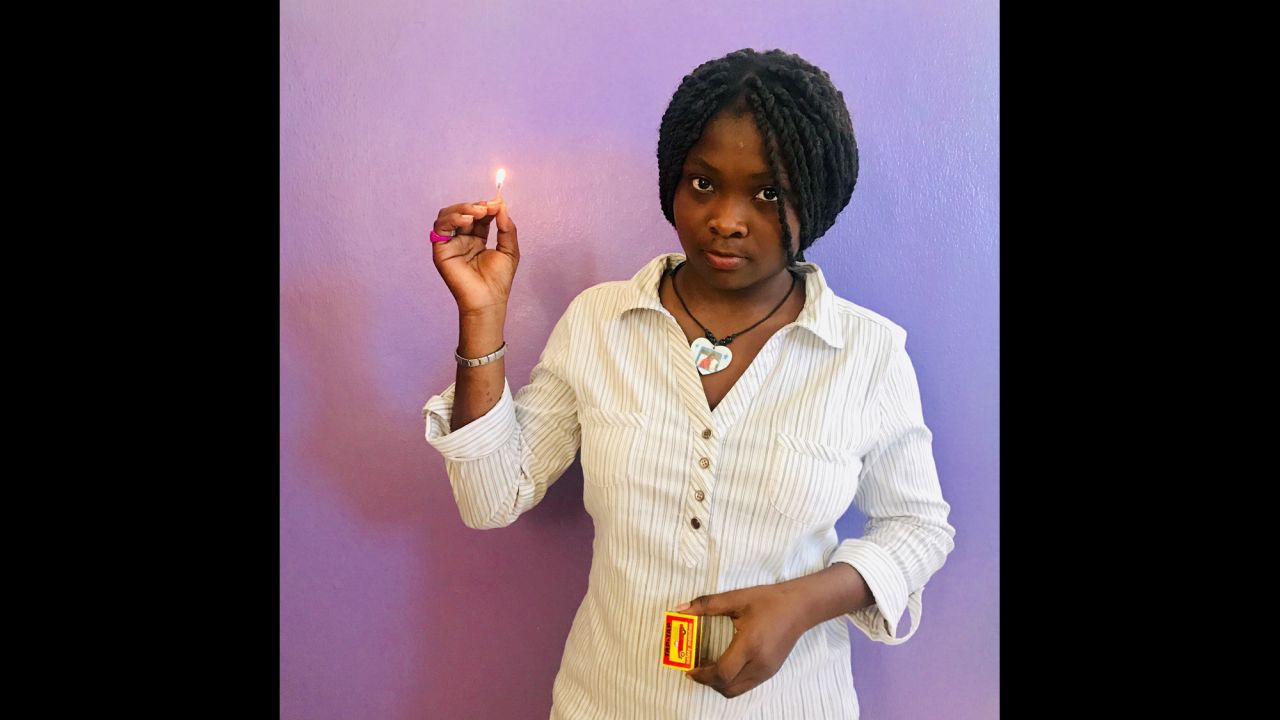 "My country has caught on fire. I have been watching everything from home. It is like being in a circle of fire; I am inside, while the fire is raging all around me on the outside, in the streets of Port-au-Prince," Wevly Thibeaud wrote.
