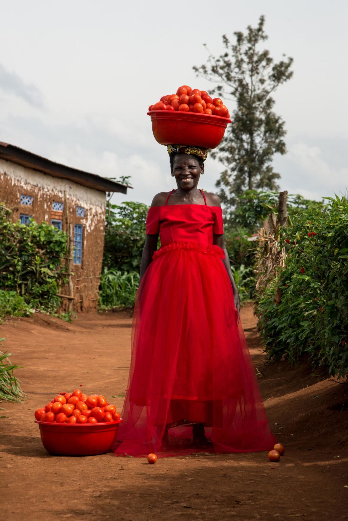 Photograph of Cedric Mizero's "Strong Women" collection, created in 2017.