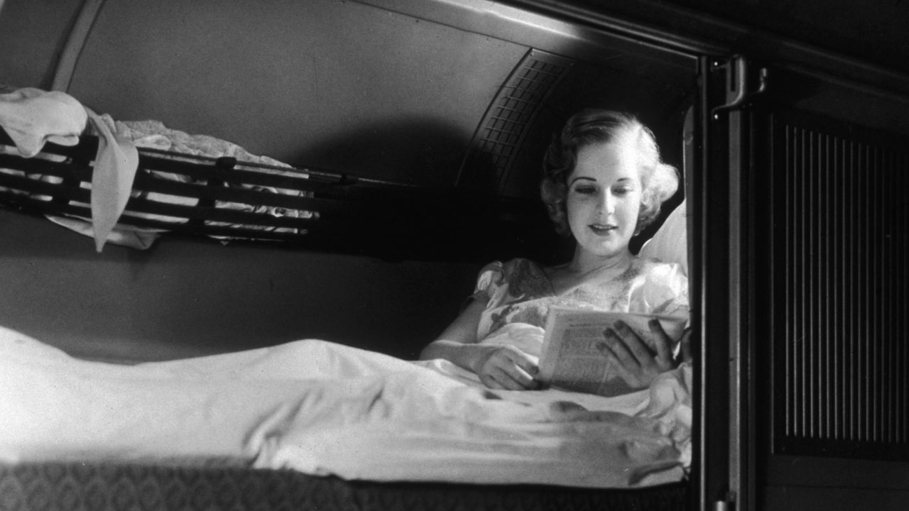 The real question is, will you look as glamorous as this while on board your sleeper service?