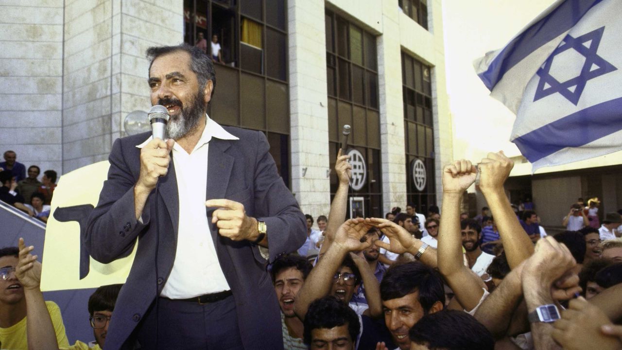 Rabbi Meir Kahane and his political party were banned from Israel's parliament for being racist and undemocratic.