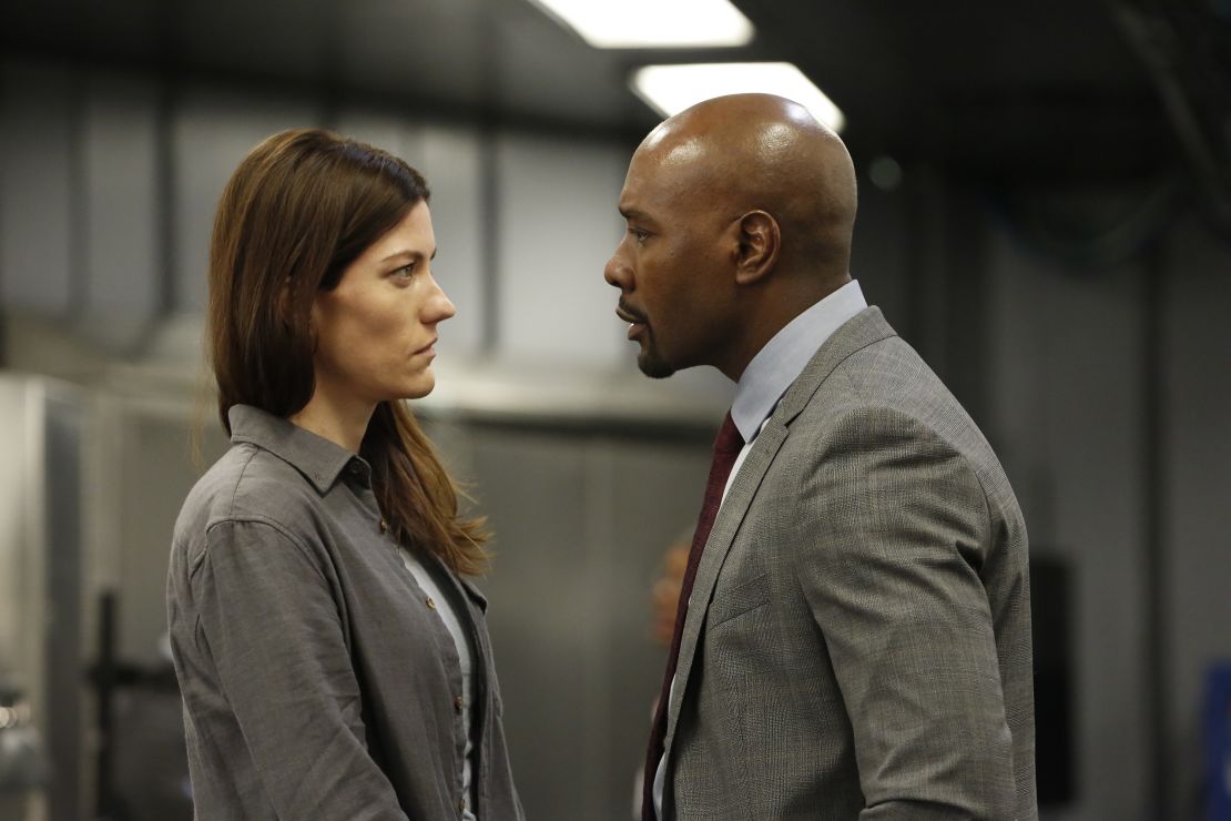 Jennifer Carpenter, Morris Chestnut in 'The Enemy Within' (Will Hart/NBC)