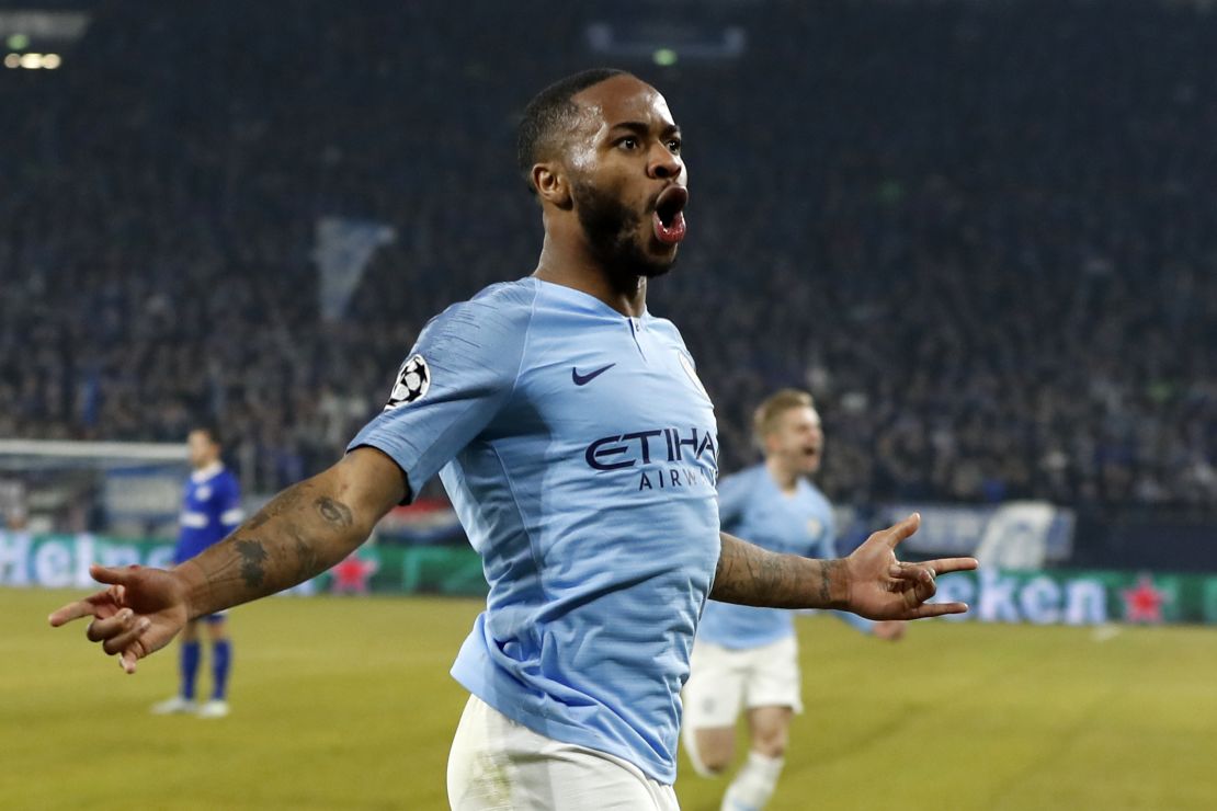 Manchester City's Raheem Sterling has been in scintillating form this season.
