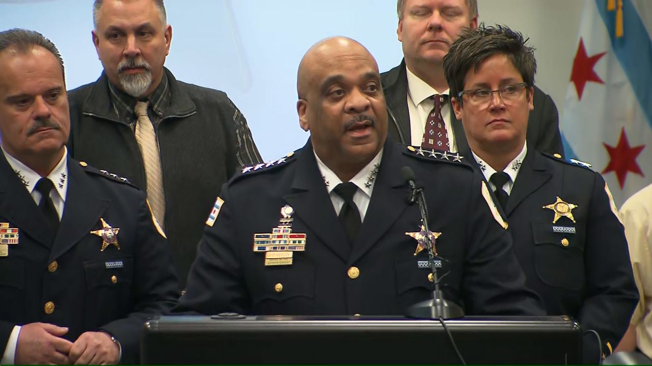 Chicago police Superintendent Eddie T. Johnson details the case at a Thursday news conference.