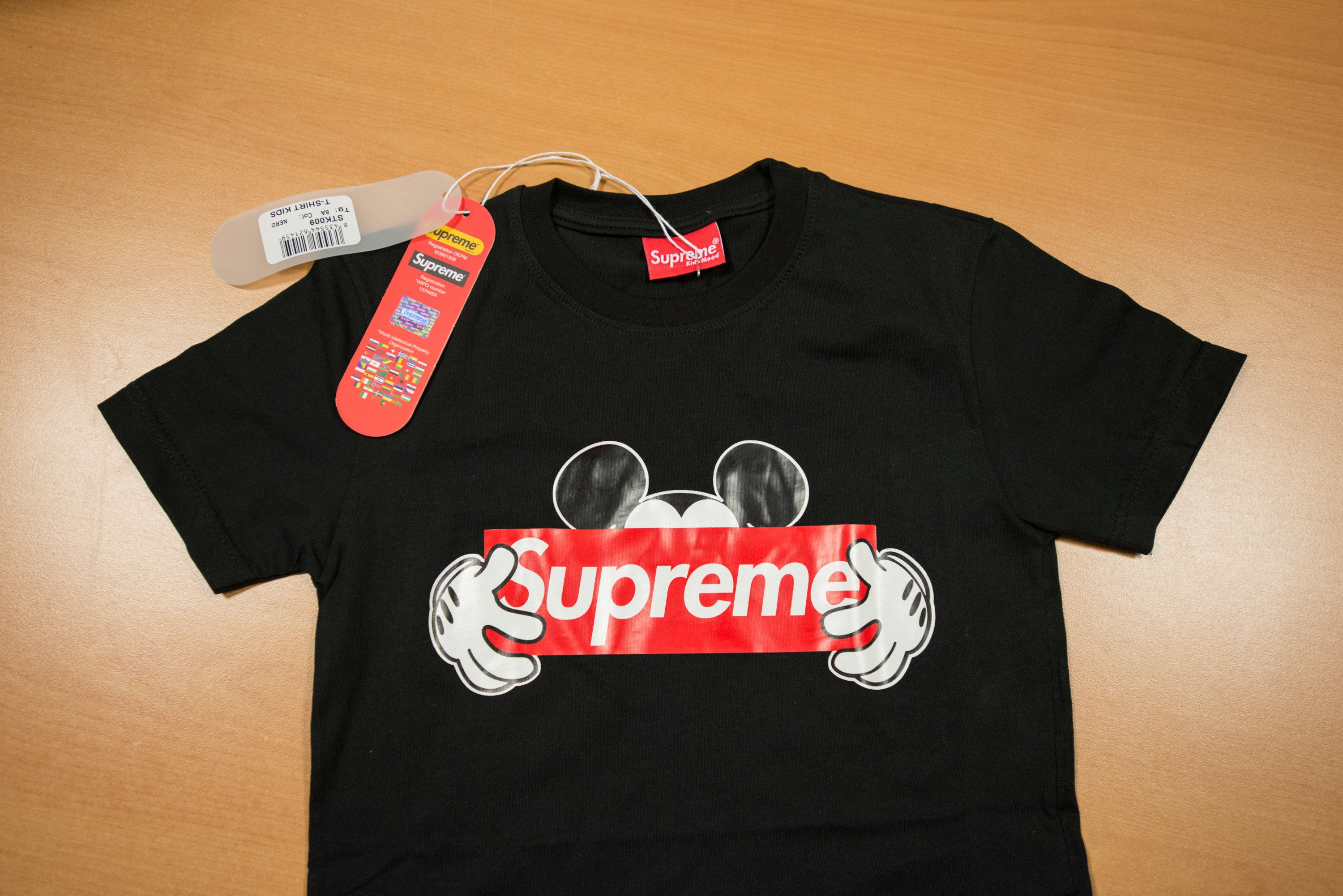 Supreme Louis Vuitton With Mickey Mouse Logo 3D T-Shirt - Shop