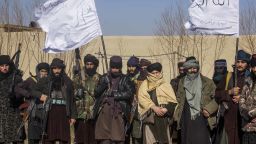 Taliban members put on a show of force for CNN journalists -- an exceptionally rare and dangerous display for so many fighters to congregate in one place.