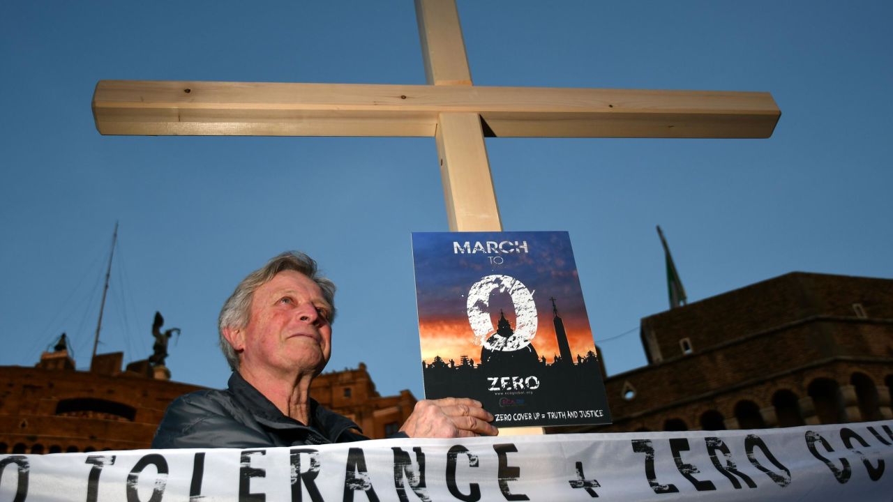 As the summit got underway Thursday, survivors held protests nearby in Rome over the church's handling of the abuse scandal.