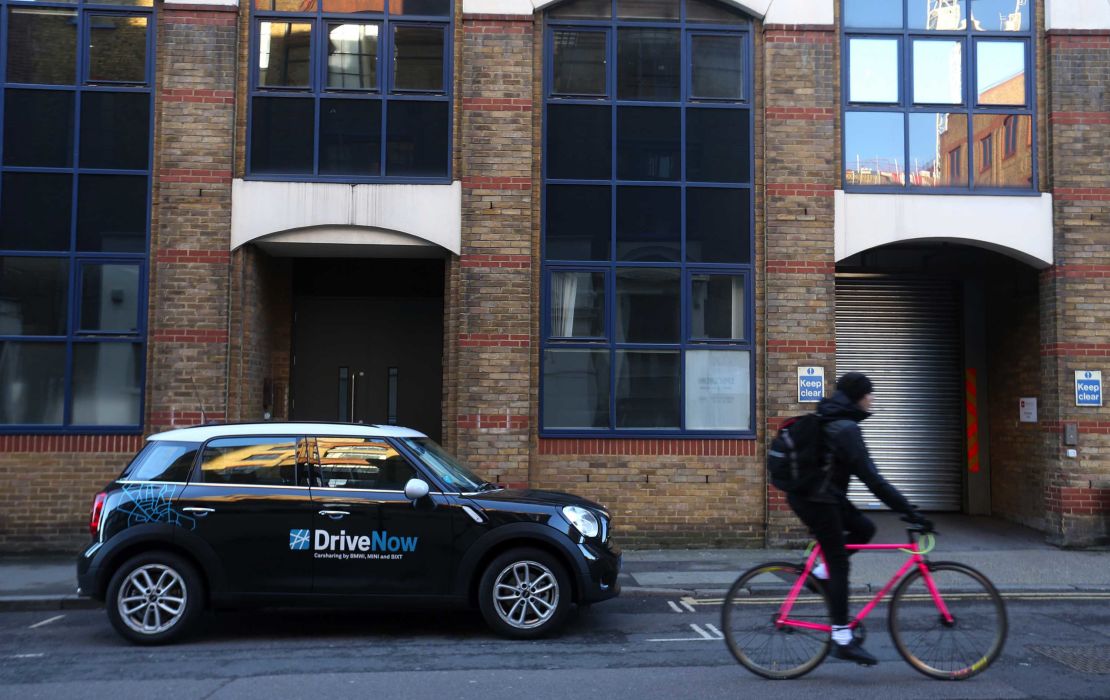 DriveNow is a carsharing service owned by BMW.
