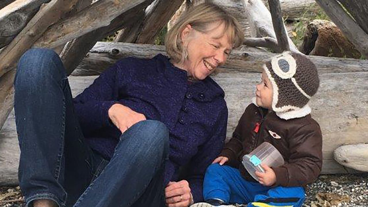 Linda Albi helps hold down the house while her daughter and son-in-law are in the Navy. Linda has to put her own motherly instincts on hold while she helps her 2-year-old grandson video chat with his mom.
"I know she needs to start her day with focusing on my grandson's face, not mine."
