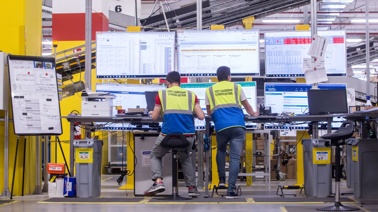 The data coming through Amazon's network of fulfillment centers helps its economists forecast how much inventory they'll need, how to route it, and how to make workers more efficient.
