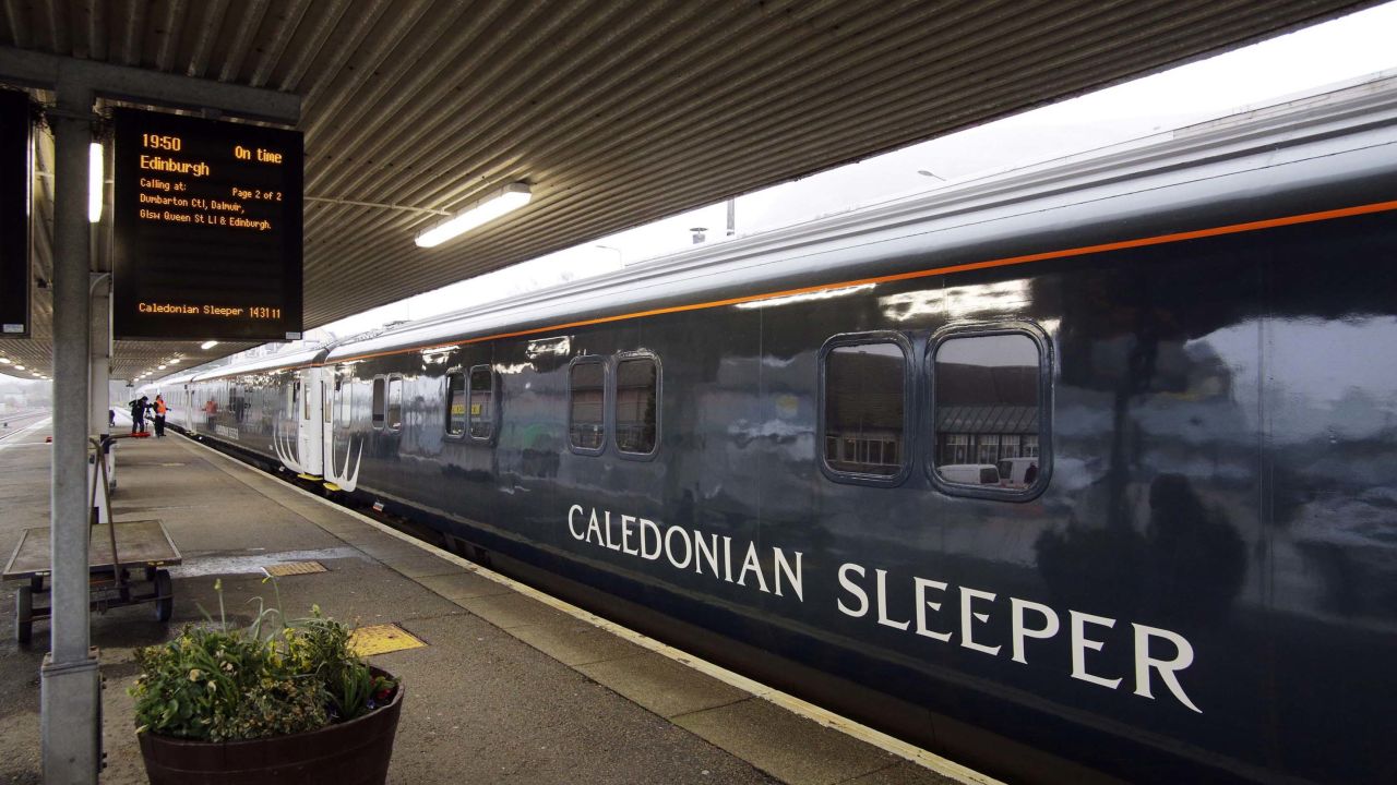 The Calendonian Sleeper whisks passengers from London to Scotland.