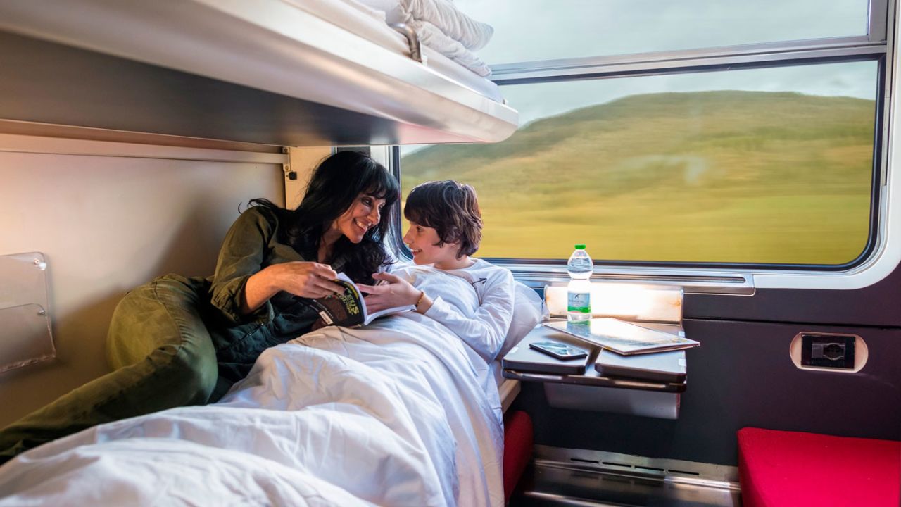 Sleeper trains are fun for all the family.