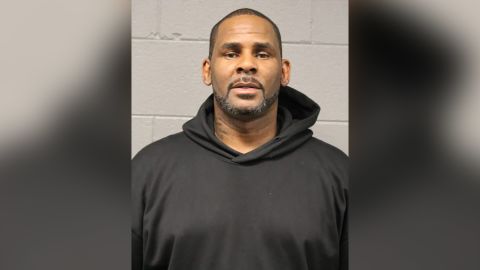 Robert Kelly's booking photo was released by the Chicago Police Department.