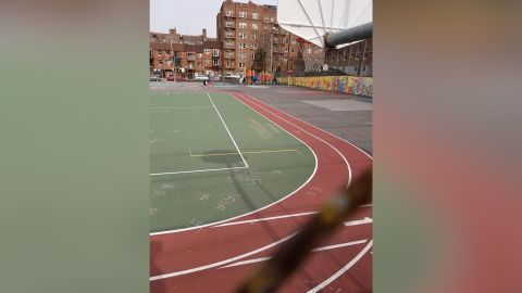 Anti-Semitic symbols and words were found drawn in chalk at an elementary school yard in New York.