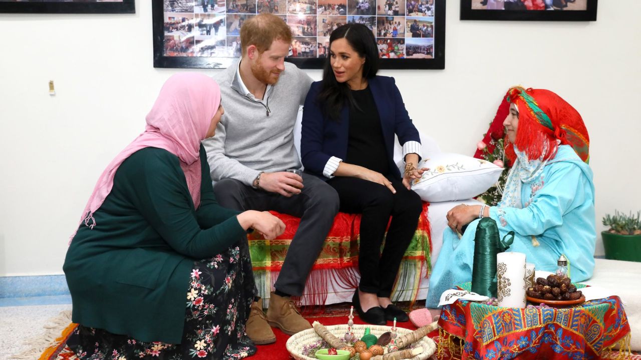 The Duchess took part in a traditional henna ceremony. 