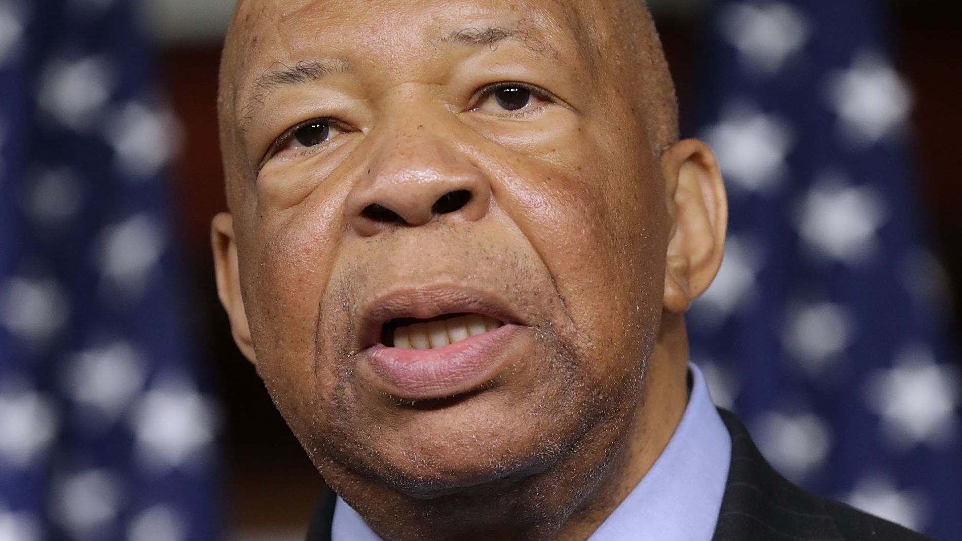 House Oversight and Government Reform Committee ranking member Rep. Elijah Cummings (D-MD) speaks during a news conference at the U.S. Capitol May 17, 2017 in Washington, DC.