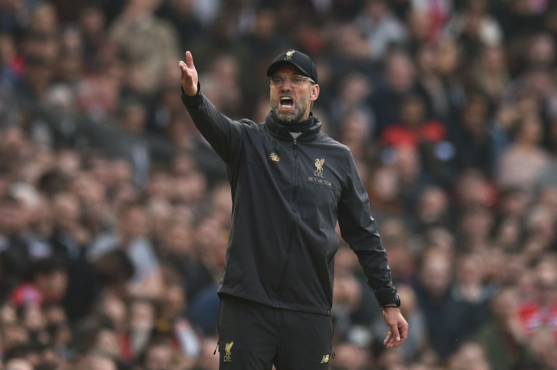 Liverpool manager Jurgen Klopp saw his side move atop the Premier League. 