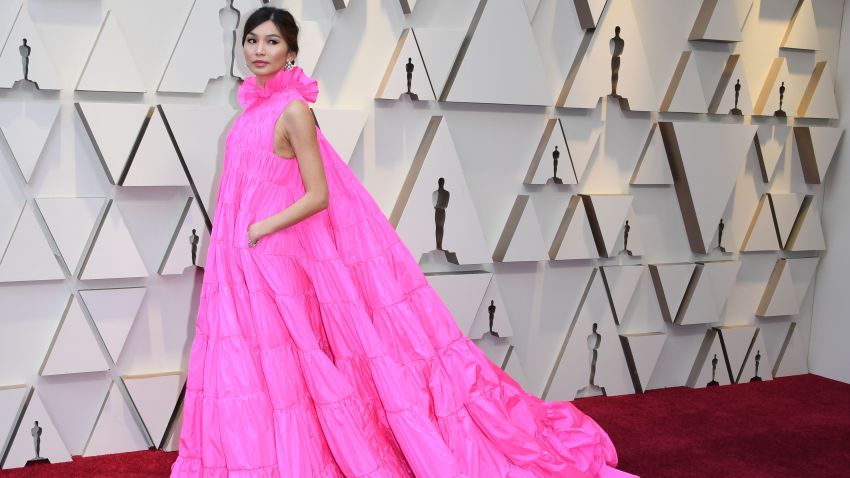 Actress Gemma Chan arrives for the 91st Annual Academy Awards at the Dolby Theatre in Hollywood, California on February 24, 2019. (Photo by Mark RALSTON / AFP)        (Photo credit should read MARK RALSTON/AFP/Getty Images)