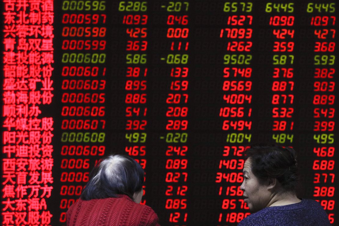 Fears over the trade war and China's economic slowdown have had a major impact on Chinese stock markets.