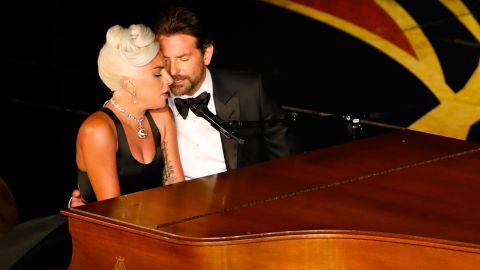 Lady Gaga and Bradley Cooper perform "Shallow" from "A Star Is Born."