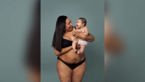 Ten new mothers, responding to open casting calls, took part in the Body Proud Mums campaign.