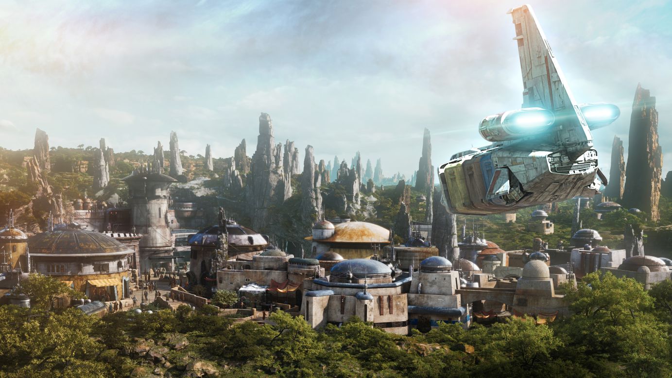 <strong>Batuu.</strong> This attraction takes place within Batuu, an Earth-like planet full of giant ancient petrified tree stumps, located in the uncharted Outer Rim. 