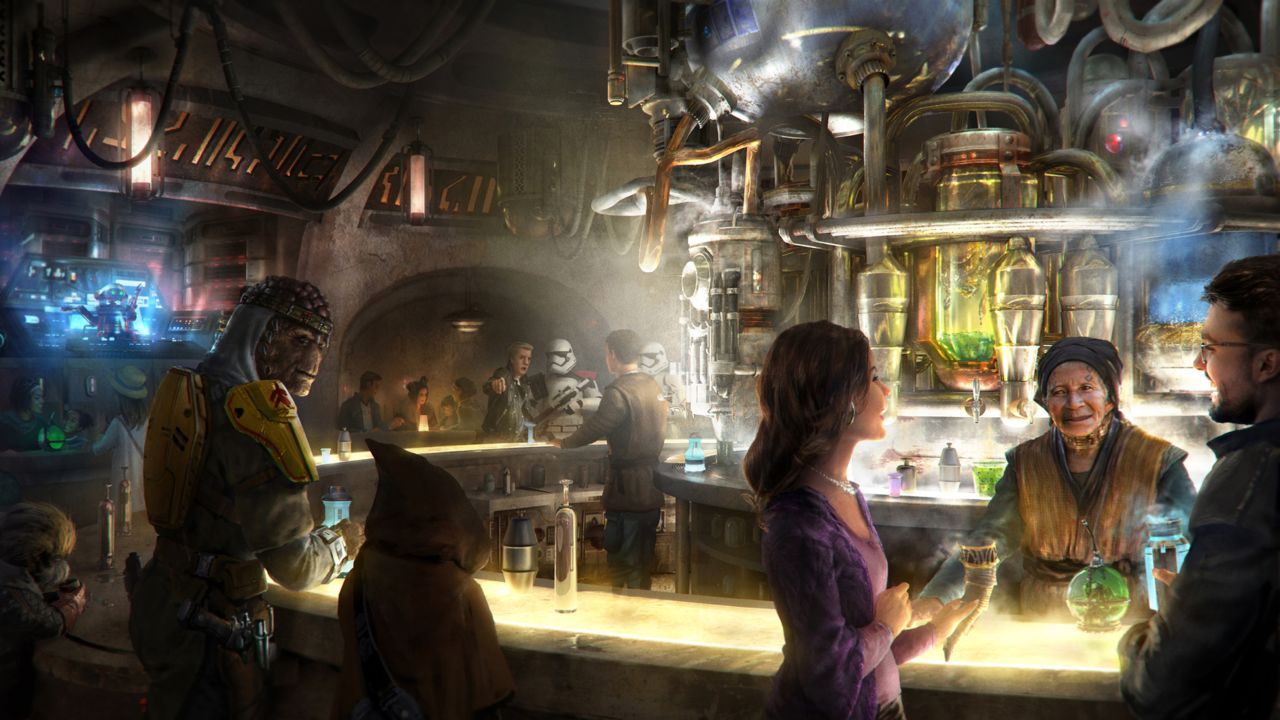 Oga's Cantina will offer adult beverages to of-age "Star Wars" fans.