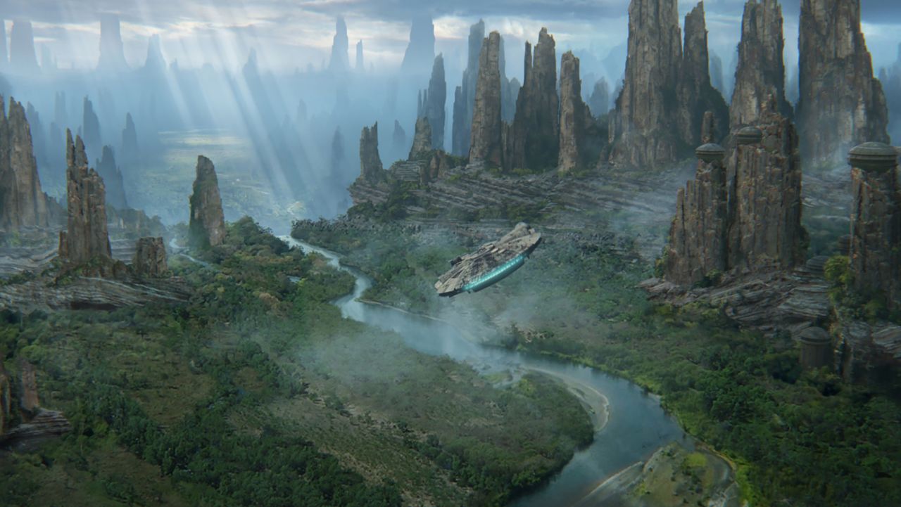 Star Wars: Galaxy's Edge will open in summer 2019 at Disneyland Park in Anaheim, California, and fall 2019 at Disney's Hollywood Studios in Lake Buena Vista, Florida. At 14 acres each, Star Wars: Galaxy's Edge will be Disney's largest single-themed land expansions ever, transporting guests to Black Spire Outpost, a village on the never-before-seen planet of Batuu. The lands will have two signature attractions: Millennium Falcon: Smugglers Run will let guests take the controls of one of the most recognizable ships in the galaxy, while Star Wars: Rise of the Resistance puts guests in the middle of an epic battle between the First Order and the Resistance. (Disney Parks)