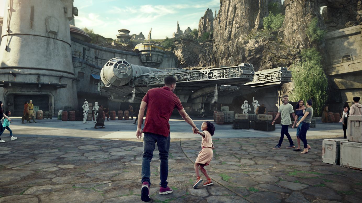 <strong>Millennium Falcon.</strong> The most selfie-d part of Galaxy's Edge will no doubt be with the docked, full-scale, 100-plus foot long, movie-perfect Millennium Falcon that can be viewed at all angles, even from above.<br />