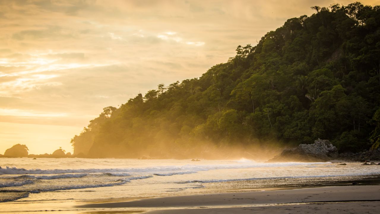 <strong>17. Playa Manuel Antonio, Costa Rica:</strong> This beach is a 30-minute hike from the entrance of Manuel Antonio National Park, but its magnificent views and wildlife make it worth the journey.