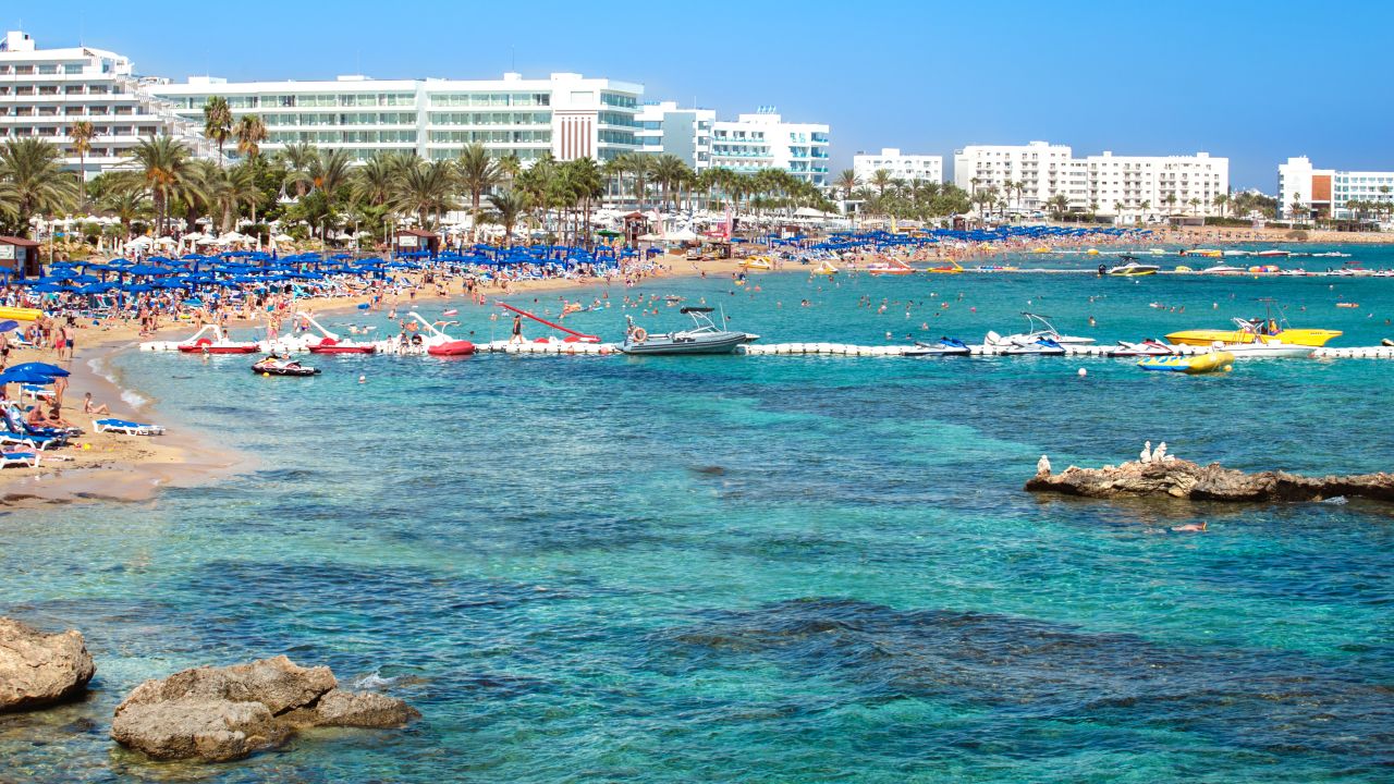 <strong>22. Fig Tree Bay, Protaras, Cyprus:</strong> Situated on Cyprus' southeastern coast, Fig Tree Bay's beautiful sands and clear waters are a big hit with beachgoers.