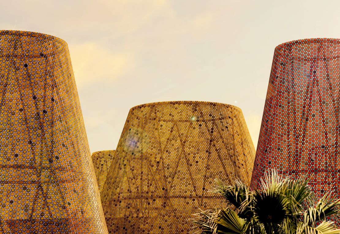 The Spain pavilion, designed by amann-canovas-maruri.