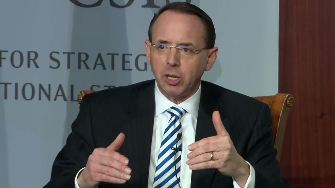 rod rosenstein discussing barr