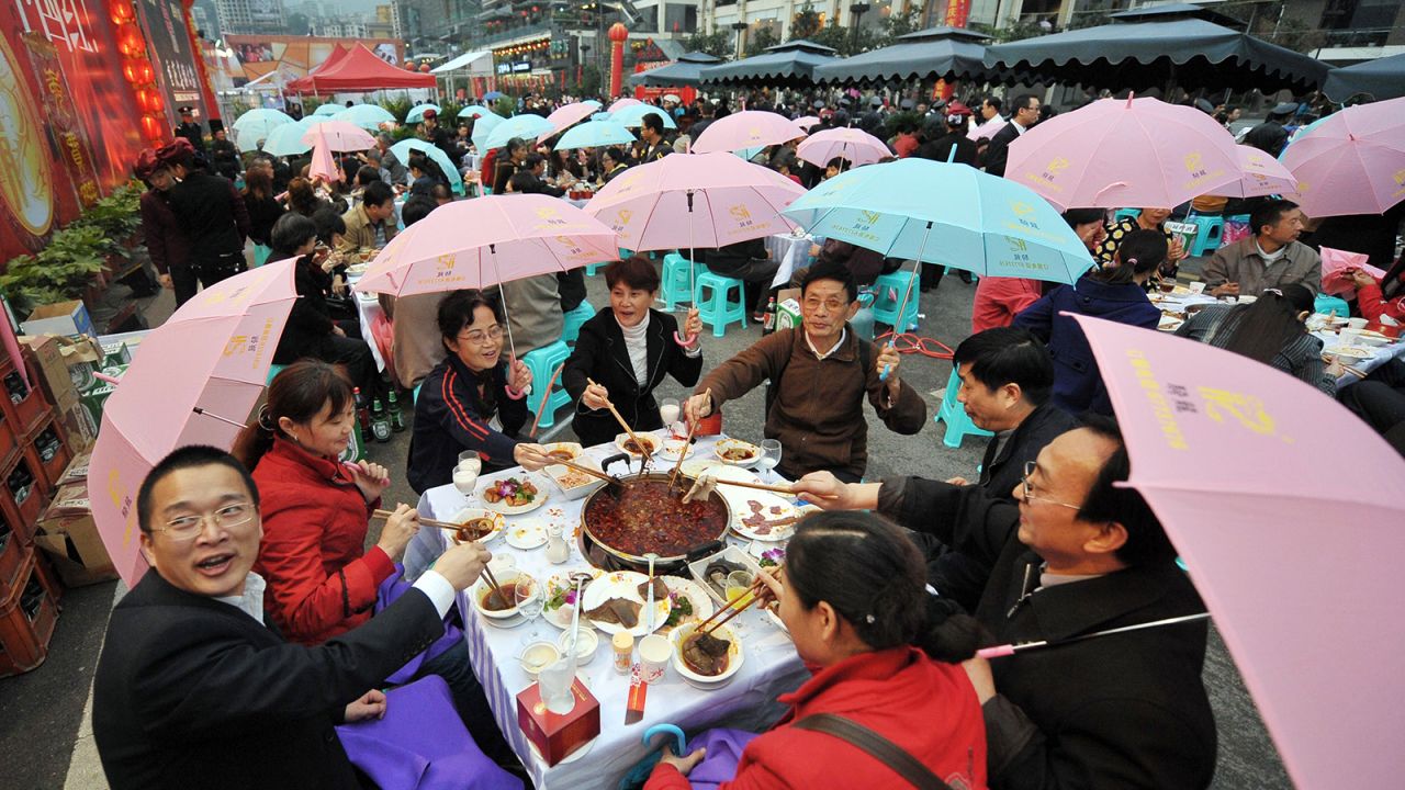<strong>Chongqing: </strong>With a staggering population of over 30 million, Chongqing -- spanning 82,300 square kilometers -- is the country's biggest city by far. Like Chengdu, it's famous for its spicy cuisine -- hotpot included.  