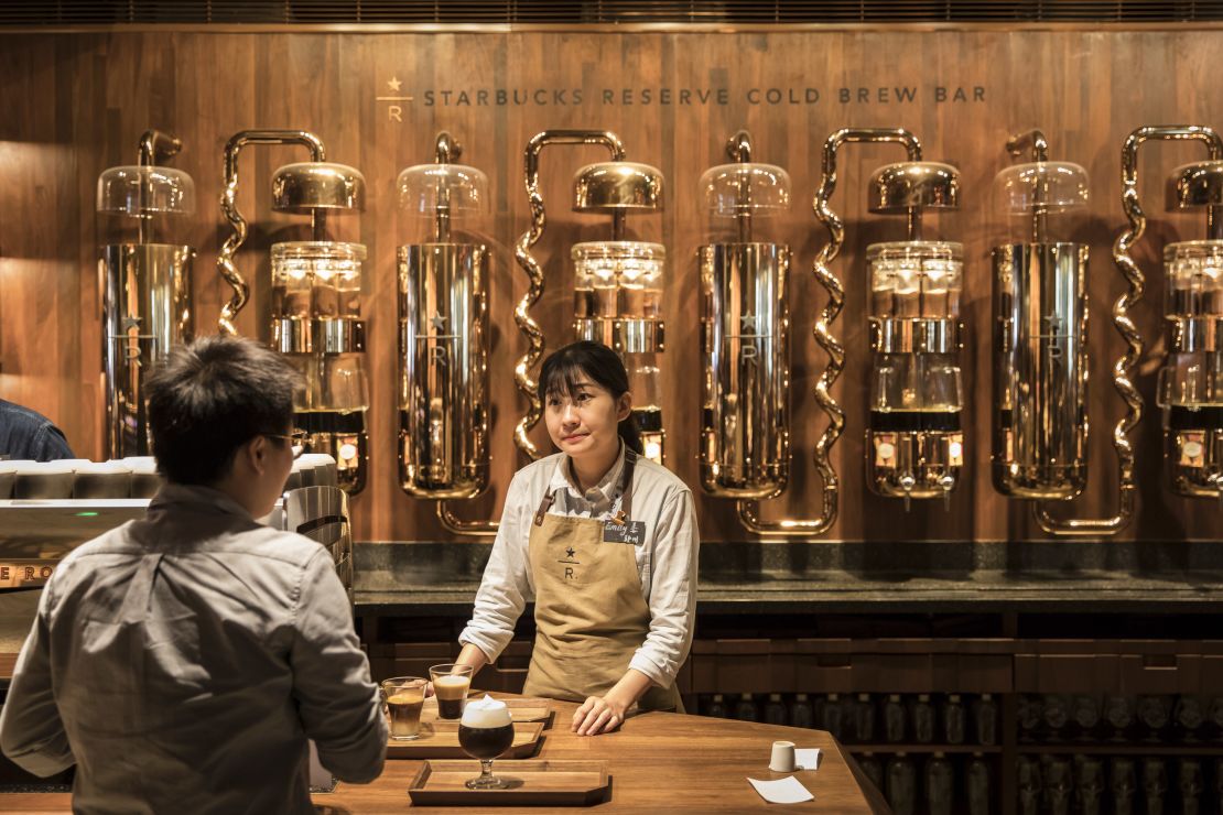 A shot from the Shanghai Roastery.  Qilai Shen/Bloomberg via Getty Images