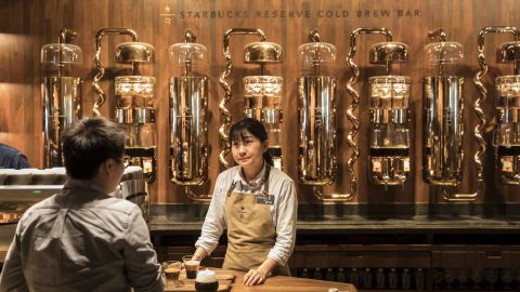 A shot from the Shanghai Roastery.  Qilai Shen/Bloomberg via Getty Images