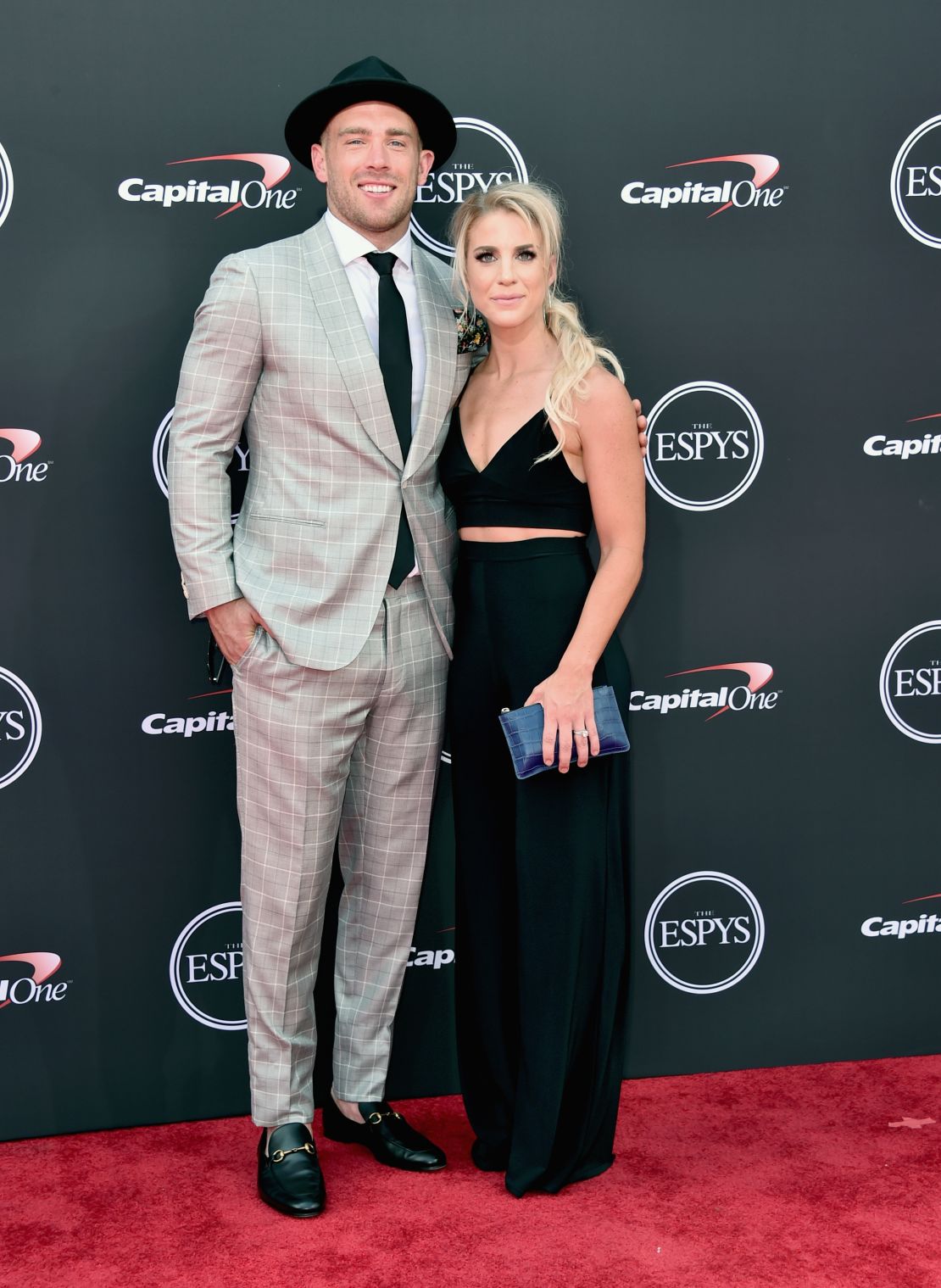 Zach and Julie Ertz attend The 2018 ESPYS in 2018.