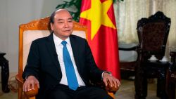 Vietnamese Prime Minister Nguyen Xuan Phuc in an interview with CNN on Tuesday, February 26.