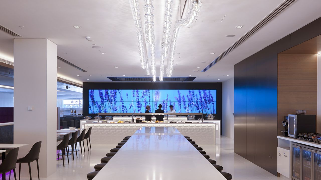 <strong>Business travel:</strong> Most airline lounges are designed for the frequent flier, the business traveler, but other kinds of travelers transit through these spaces too: "They have to function with a high level of usage which is the other challenge we have on the design side," says Layola. <em>Pictured here: Air New Zealand Lounge, Sydney International Airport, Australia</em>
