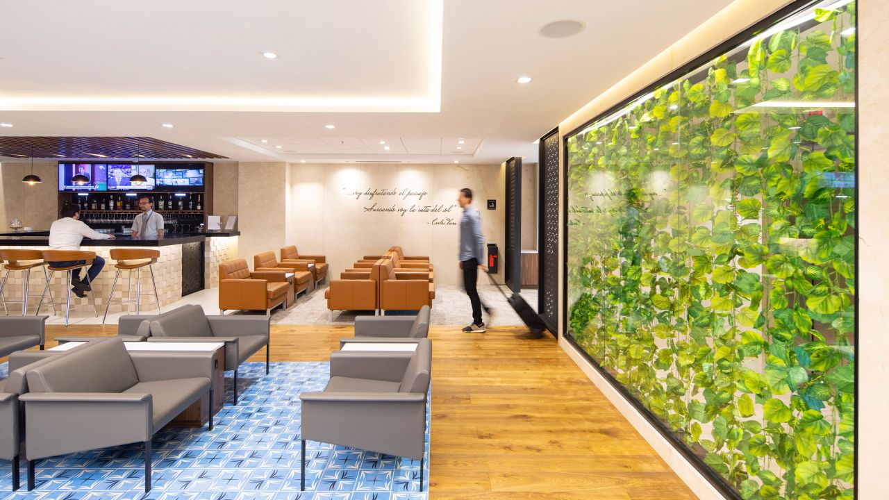 <strong>Aesthetically speaking: </strong>Every airline has a different aesthetic and vibe and the lounge tries to reflect that. Copa's space is light, airy and colorful. <em>Pictured here: Copa Club Lounge, El Dorado International Airport, Colombia </em>
