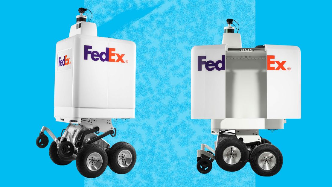 FedEx's six-wheeled, autonomous robot called the SameDay Bot will hit streets this summer.