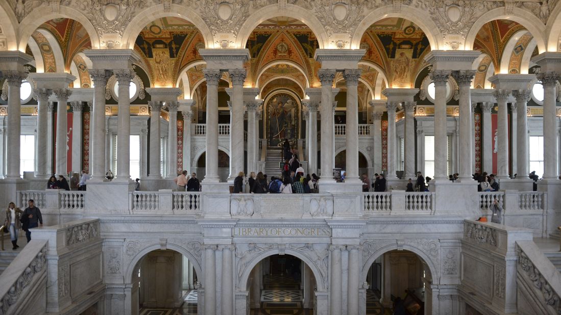 <strong>Library of Congress: </strong>The main tourist draw of America's oldest cultural institution is the Jefferson Library, named for the country's third president, whose personal library became part of the collection.